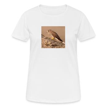 Eagle in desert - Women's Breathable T-Shirt - white - Front - AI Model Female 172 dark (172cm)
