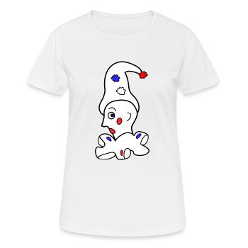 Arlequin 2 - T-shirt respirant Femme - blanc - Devant - AI Model Female 172 dark (172cm)