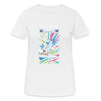 Yard Work Expert 15 - Women's Breathable T-Shirt - white - Front - AI Model Female 172 dark (172cm)