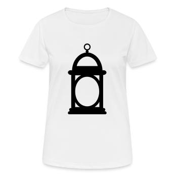 lanterne - T-shirt respirant Femme - blanc - Devant - AI Model Female 172 dark (172cm)