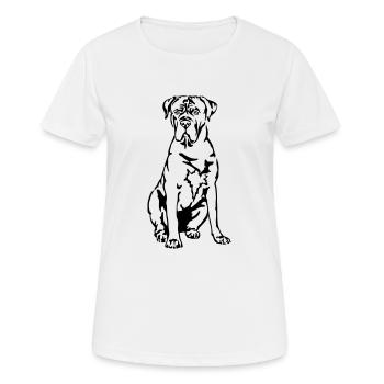 Cane Corso Italiano - Women's Breathable T-Shirt - white - Front - AI Model Female 172 dark (172cm)