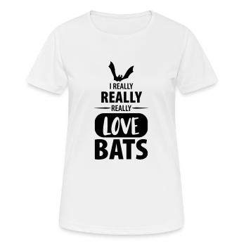 Bat Bats - Women's Breathable T-Shirt - white - Front - AI Model Female 172 dark (172cm)