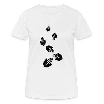 Symbole du maïs - T-shirt respirant Femme - blanc - Devant - AI Model Female 172 dark (172cm)