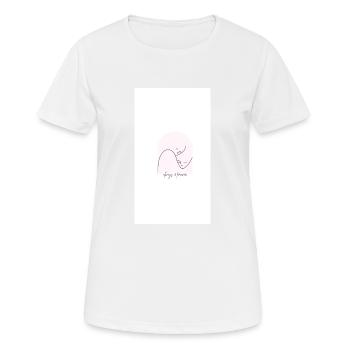 minimalistisches Design always & forever (rosa) - Frauen T-Shirt atmungsaktiv - Weiß - Vorne - AI Model Female 172 dark (172cm)