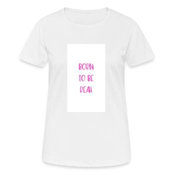 Blue Sea Nature Good morning Instagram Story - Frauen T-Shirt atmungsaktiv - Weiß - Vorne - AI Model Female 172 dark (172cm)