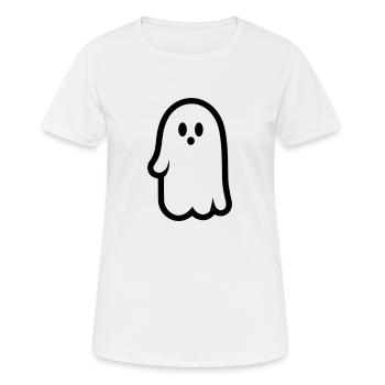 Fantôme - T-shirt respirant Femme - blanc - Devant - AI Model Female 172 dark (172cm)