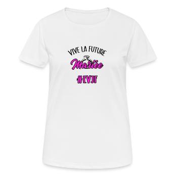 Long live the bride-to-be - Women's Breathable T-Shirt - white - Front - AI Model Female 172 dark (172cm)