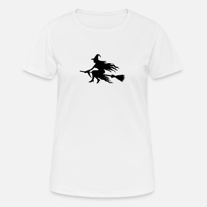 Halloween witch - Women's Breathable T-Shirt - white