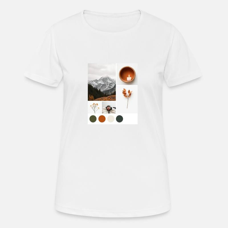 Rest. - Women's Breathable T-Shirt - white