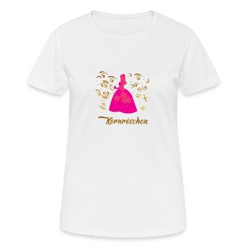 Kornröschen Partei Korn Motiv Alkohol JGA Suff Sau - Frauen T-Shirt atmungsaktiv - Weiß - Vorne - AI Model Female 172 dark (172cm)