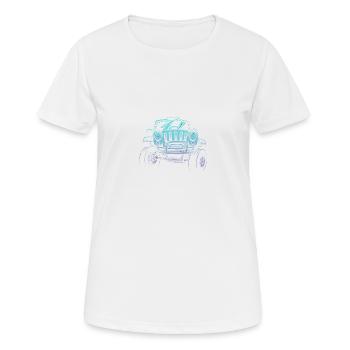 jeep - T-shirt respirant Femme - blanc - Devant - AI Model Female 172 dark (172cm)