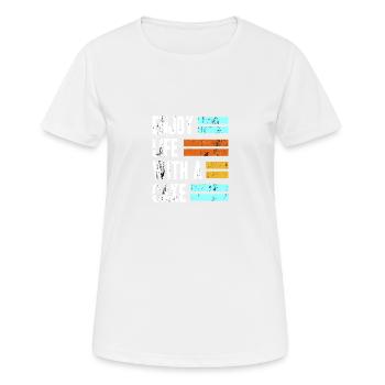 Gâteau - T-shirt respirant Femme - blanc - Devant - AI Model Female 172 dark (172cm)