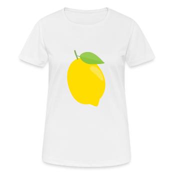 citron - T-shirt respirant Femme - blanc - Devant - AI Model Female 172 dark (172cm)