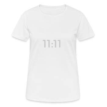 11h11 - T-shirt respirant Femme - blanc - Devant - AI Model Female 172 dark (172cm)
