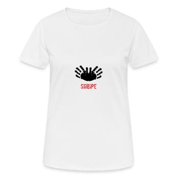 Albanien - Frauen T-Shirt atmungsaktiv - Weiß - Vorne - AI Model Female 172 dark (172cm)