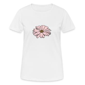 Fleur Rose Fleur Rose Fleurs Rose Fleurs Rose - T-shirt respirant Femme - blanc - Devant - AI Model Female 172 dark (172cm)