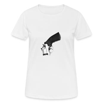 THQ Wumme - Frauen T-Shirt atmungsaktiv - Weiß - Vorne - AI Model Female 172 dark (172cm)
