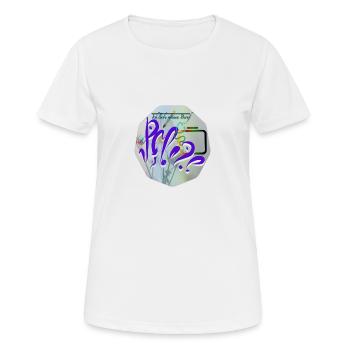 Pflege Beruf - Frauen T-Shirt atmungsaktiv - Weiß - Vorne - AI Model Female 172 dark (172cm)