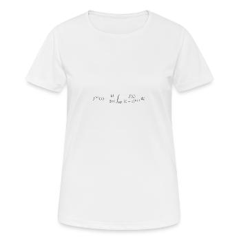 Cauchy Integralformel - Frauen T-Shirt atmungsaktiv - Weiß - Vorne - AI Model Female 172 dark (172cm)