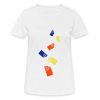 Chocolate Icon Symbol - Women's Breathable T-Shirt - white - Front - AI Model Female 172 dark (172cm)