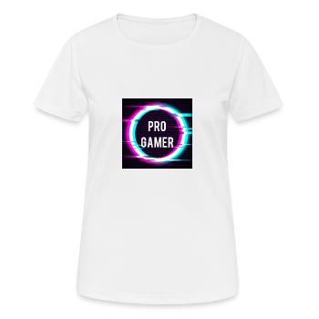 Pro gamer - Women's Breathable T-Shirt - white - Front - AI Model Female 172 dark (172cm)