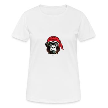 Geh mit oder beiseite! - Frauen T-Shirt atmungsaktiv - Weiß - Vorne - AI Model Female 172 dark (172cm)