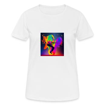 Let it ring - Women's Breathable T-Shirt - white - Front - AI Model Female 172 dark (172cm)