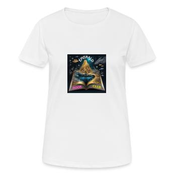Goldene Soar Mountain Edition - Frauen T-Shirt atmungsaktiv - Weiß - Vorne - AI Model Female 172 dark (172cm)