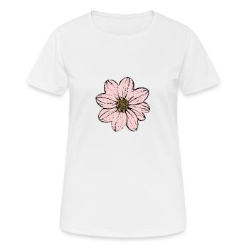 Fleur Rose Fleur Rose Fleurs Rose Fleurs Rose - T-shirt respirant Femme - blanc - Devant - AI Model Female 172 dark (172cm)