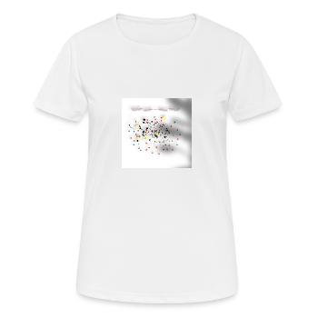 Rêve éveillé - T-shirt respirant Femme - blanc - Devant - AI Model Female 172 dark (172cm)
