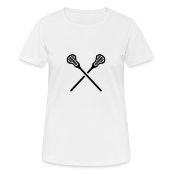 Lacrosse - T-shirt respirant Femme - blanc - Devant - AI Model Female 172 dark (172cm)