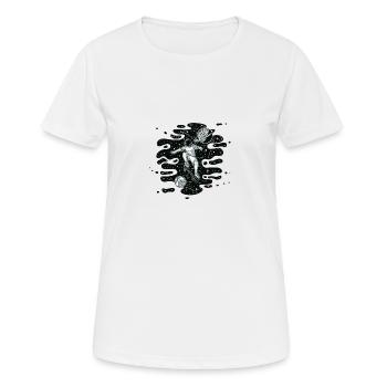 Astronaut - Frauen T-Shirt atmungsaktiv - Weiß - Vorne - AI Model Female 172 dark (172cm)
