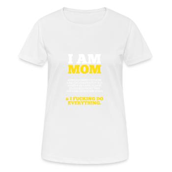 Muttertag, Geschenk, Muttertagsgeschenk - Frauen T-Shirt atmungsaktiv - Weiß - Vorne - AI Model Female 172 dark (172cm)