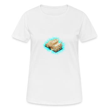 Buch - Frauen T-Shirt atmungsaktiv - Weiß - Vorne - AI Model Female 172 dark (172cm)