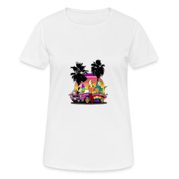 LIKORN - Frauen T-Shirt atmungsaktiv - Weiß - Vorne - AI Model Female 172 dark (172cm)