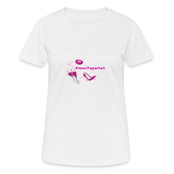 Malle, Urlaub, Getränk, Sterne,Promille - Frauen T-Shirt atmungsaktiv - Weiß - Vorne - AI Model Female 172 dark (172cm)