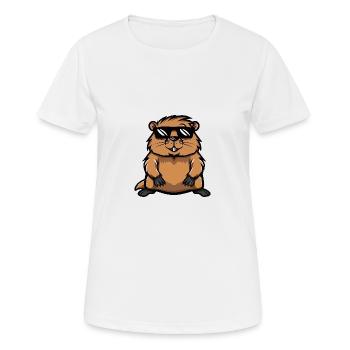 Beaver Cool BD - T-shirt respirant Femme - blanc - Devant - AI Model Female 172 dark (172cm)