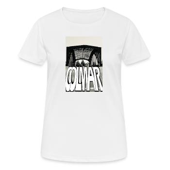 Colmar Graph Pont - T-shirt respirant Femme - blanc - Devant - AI Model Female 172 dark (172cm)