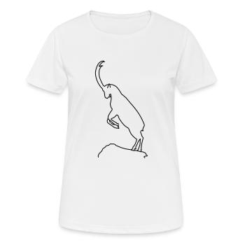 Capricorn - T-shirt respirant Femme - blanc - Devant - AI Model Female 172 dark (172cm)