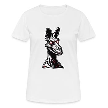 Kangourou / Animal / Australie / Marsupial / Outback - T-shirt respirant Femme - blanc - Devant - AI Model Female 172 dark (172cm)
