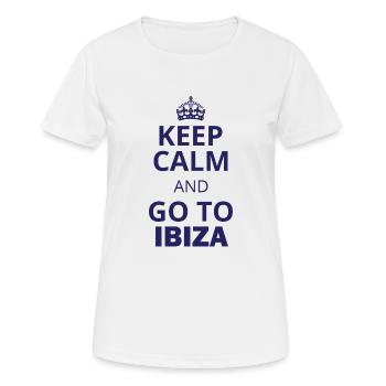 Ibiza - T-shirt respirant Femme - blanc - Devant - AI Model Female 172 dark (172cm)