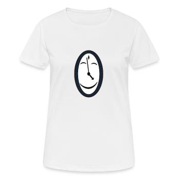 Horloge horloge montre Clock pointeur - T-shirt respirant Femme - blanc - Devant - AI Model Female 172 dark (172cm)