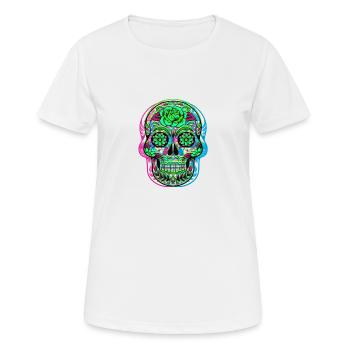 CALAVERA JOUR DES MORTS - T-shirt respirant Femme - blanc - Devant - AI Model Female 172 dark (172cm)