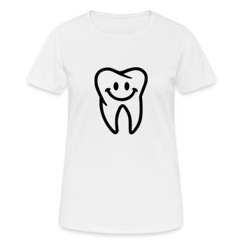 Dent - T-shirt respirant Femme - blanc - Devant - AI Model Female 172 dark (172cm)