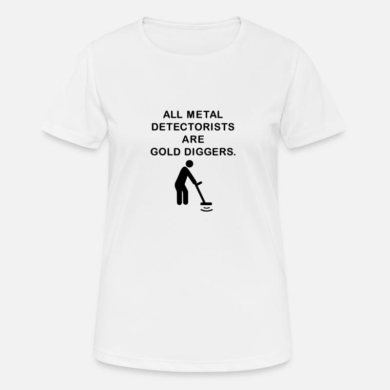 GOLD DIGGERS - Women's Breathable T-Shirt - white