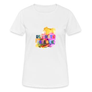 3 Ultimative Flamme - Frauen T-Shirt atmungsaktiv - Weiß - Vorne - AI Model Female 172 dark (172cm)