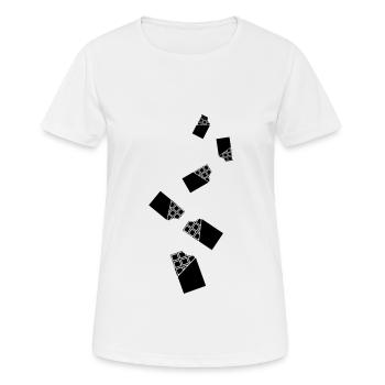 Chocolate Icon Icon - Women's Breathable T-Shirt - white - Front - AI Model Female 172 dark (172cm)