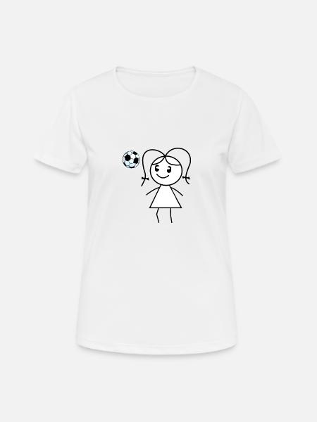Soccer Girl - Women's Breathable T-Shirt - white