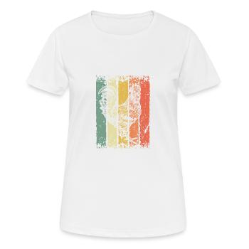 Hahn - Frauen T-Shirt atmungsaktiv - Weiß - Vorne - AI Model Female 172 dark (172cm)