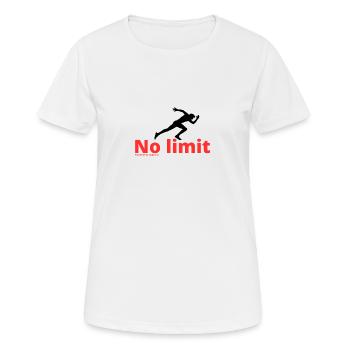 No Limit - Women's Breathable T-Shirt - white - Front - AI Model Female 172 dark (172cm)